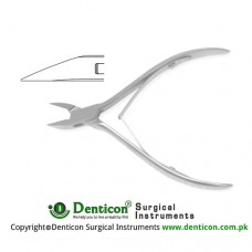 Nail Cutter Straight - Fine Jaw Stainless Steel, 13 cm - 5"